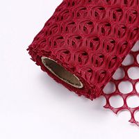 Flower Gift Wrapping Paper 24in X 5yd per roll–All Occasion–Wrapping Paper with Hollow-Carved (Red)