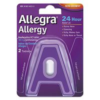 Allegra 24 Hour Allergy Relief, 2 Tablets/Pack