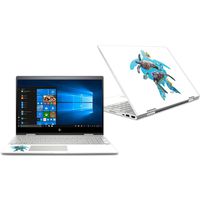 MightySkins Skin Compatible With HP Envy x360 Convertible 15" (2018) - Turtly Cool | Protective, Durable, and Unique Vinyl Decal wrap cover | Easy To Apply, Remove | Made in the USA