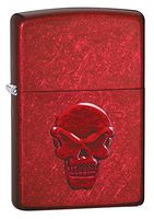 Personalized Zippo Doom Skull Red Windproof Lighter Free Engraving #49005