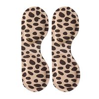 4 Pair Heel Cushions Padded Heel Grips Care Heel Snugs Heel Liners Leopard(D)