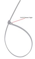 Cable Ties Hand Releasable - 100 Pack