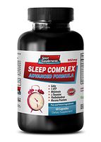 Anti-Aging - Sleep Complex Advanced Formula - 952MG - melatonin with theanine - 1 Bottle (60 Capsules)