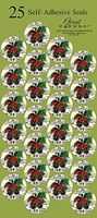 Great Papers! Pinecone Garland Seals, 25 count, 1" (2014069)