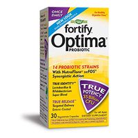 Nature's Way Fortify Optima 14 Probiotic Strains, 35 Billion CFU, 30 Capsules (Refrigeration Required)