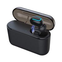 Bluetooth Earbud, Bluetooth 5.0 Wireless Earbud True Wireless Single Bluetooth Headphones 60 Hours Playing Time,Waterproof Sports Earphones,Built-in Mic with 1500mAh Charging Case-One pcs