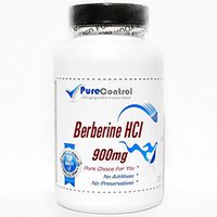 Berberine HCI 900mg // 180 Capsules // Pure // by PureControl Supplements