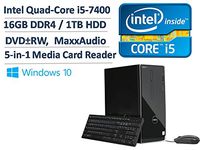 2017 Newest Dell Inspiron 3668 Premium High Performance Business Desktop - Intel Quad-Core i5-7400 3.0GHz, 16GB DDR4, 1TB HDD, DVDRW, Bluetooth, HDMI, WLAN, MaxxAudio, 5-in-1 Media Card Reader, Win 10