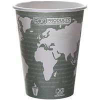 Eco-Products World Art, Hot Cups, 12 Oz, Pack Of 50