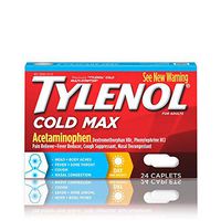 Tylenol Cold Max Multi-Symptom Relief Caplets for Adults, Daytime 24 ea
