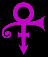 PRINCE Logo - Vinyl decal laptop tablet skateboard car windows stickers (pink, 4" inches)