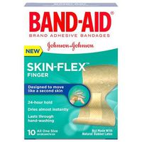 Band-Aid Flexible Bandages Skin Flex Finger - 2PC
