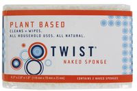 Twist 2-Pack Naked Sponge, Small