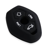 VCiiC Silicone Keyless Remote Control Protecting Case Smart Key Holder Fob for BMW 3 5 7 Series E38 E39 E46 X3 X5 Z3 Z4 325i 525i 330i