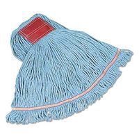 RCPC153BLU - Swinger Loop Wet Mop Heads, Cotton/Synthetic, Blue, Large