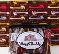 'NUGGLEBUDDY Microwavable Moist Heat & Aromatherapy Organic Rice Pack For Guitar Lovers! Cold Pack. SPEARMINT EUCALYPTUS Aromatherapy