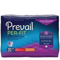 Per-Fit Protective Underwear for Women, Small/Medium, 20 count (Pack of 4)