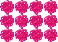 PMU Gift Bows Confetti, Medium, Magenta (12/Pkg) Pkg/1
