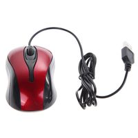 UEB Mini Wired Cable USB Customizable Optical Scroll Wheel Mouse For Laptop PC