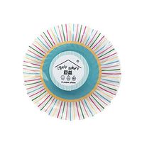 Genyi Paper Plates, Disposable, Perfect for Different Party Themes (Pack of 15, Diameter 3.8"/9.7cm) (001)