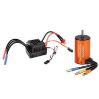 GoolRC Waterproof Brushless Motor 3660 3800KV, 60A ESC Combo Set for 1/10 RC Car Truck