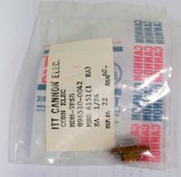 Micro D Sub Connector, 9 Contacts, Plug, MDM Series, Solder, Cable Mount, Gold Plated Contacts