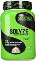 Species Nutrition Isolyze Ice Cream Supplement, Vanilla, 1.55 Pound