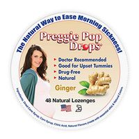 Preggie Pop Drops w/Natural Ginger, Morning Sickness Relief, 48 Count