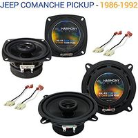 Compatible with Jeep Comanche Pickup 1986-1992 OEM Speaker Replacement Harmony R5 R46 Package