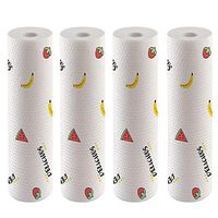 Omigga Kitchen Disposable Paper Towels - Household Clean Tissue Paper Washable Household Cleaning Cloths Rolls (4)