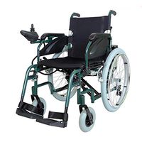 Wheelchair Intelligent Lightweight Foldable Electric, Powerful Dual Motor, with Electric Power Or Manual Up to for Disabled Elderly
