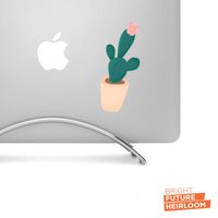 Cute Cactus 03-5" tall printed decal - For MacBook, Car, Laptop, and more!