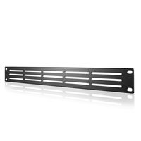 AC Infinity Rack Panel Accessory Vented 1U Space for 19" Rackmount, Heavy-Duty 3mm Gauge Steel, Black