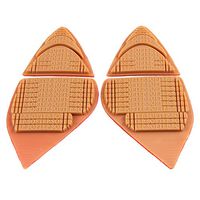 SOFTEP - one pair DIY adhesive anti slip Beige rubber outsole pads for women high heels