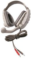Califone DS-8V Discovery Noise Reducing Binaural Headset, Gray/Beige