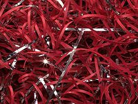 Red & Silver Veryfine Cut™ Paper 10 lb Box ~ Spring-fillÂ Shred - WRAPS-SP10RS