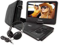Sylvania SDVD9060-COMBO 9in Swivel-Screen Portable Dvd Player w/ Carry Bag & Headphones (Renewed)