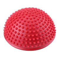 Balance Pods, Foot Massage Half Ball Balance Exercise Pods Spiky for Deep Tissue Foot Muscle Therapy (Color : Red)