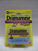 Dramamine Motion Sickness Relief for Kids, 8 Count Grape Flavor (Pack of 4)