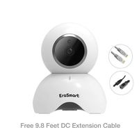 WiFi Camera EraSmart IP Security Camera| 1080P HD Video Recording with Pan Tilt, IR Night Vision, Records 24h & 2-Way Audio | Baby Monitor, Elderly, Dogs, Pets, Nanny Cam (1080P)