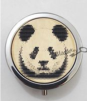 BlackKey Panda Animal 3-Compartment Decorative Pocket Gift Box Case Organizer for Pill, Color 1 -373