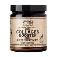 Anima Mundi Vegan Collagen Booster Powder, Berry Bliss Super-Fruit - Organic Adaptogenic Beauty Supplement for Skin, Hair + Nails with Goji, Schizandra, Camu Camu (35 Servings / 5oz)