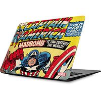 Skinit Decal Laptop Skin for MacBook Air 13.3 (2010-2017) - Officially Licensed Marvel/Disney Marvel Comics Captain America Design