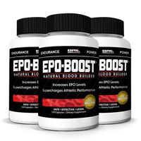 EPO-Boost Natural Blood Builder Sports Supplement. Oxygen & RBC Booster with Echinacea & Dandelion Root for Increased VO2 Max, Energy, Endurance ((3-Pack)