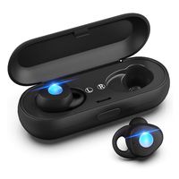 Wireless Earbuds, Bluetooth 5.0 Headphones Waterproof True Wireless Stereo Earphones Noise Canceling in-Ear Mini Earphones with Charging Box
