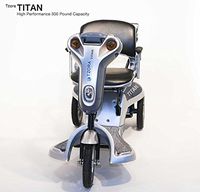 Tzora - Titan - Folding Lightweight Scooter - 3-Wheel - Silver