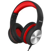 Mpow CH6 Pro Kids Headphones Over-Ear, Wired Headphones for Teens Girls Boys, HD Stereo Headphones w/Sharing Function and Volume Limiting, Folding Lightweight Headset for Cellphones Laptop Computer