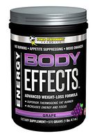 Power Performance Products Body Effects Pre Workout Supplement, Grape, 570 Grams