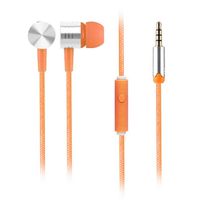 Wensltd Clearance! Universal 3.5mm in-Ear Stereo Earbuds Earphone with Mic for Cell Phone (Orange)