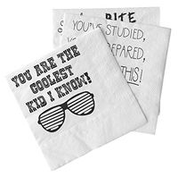 My Luvkins: Variety 20 pack of 2-ply disposable paper napkins. Each pack contains designs with jokes, encouragement, and inspiration. Say it With My Luvkins.